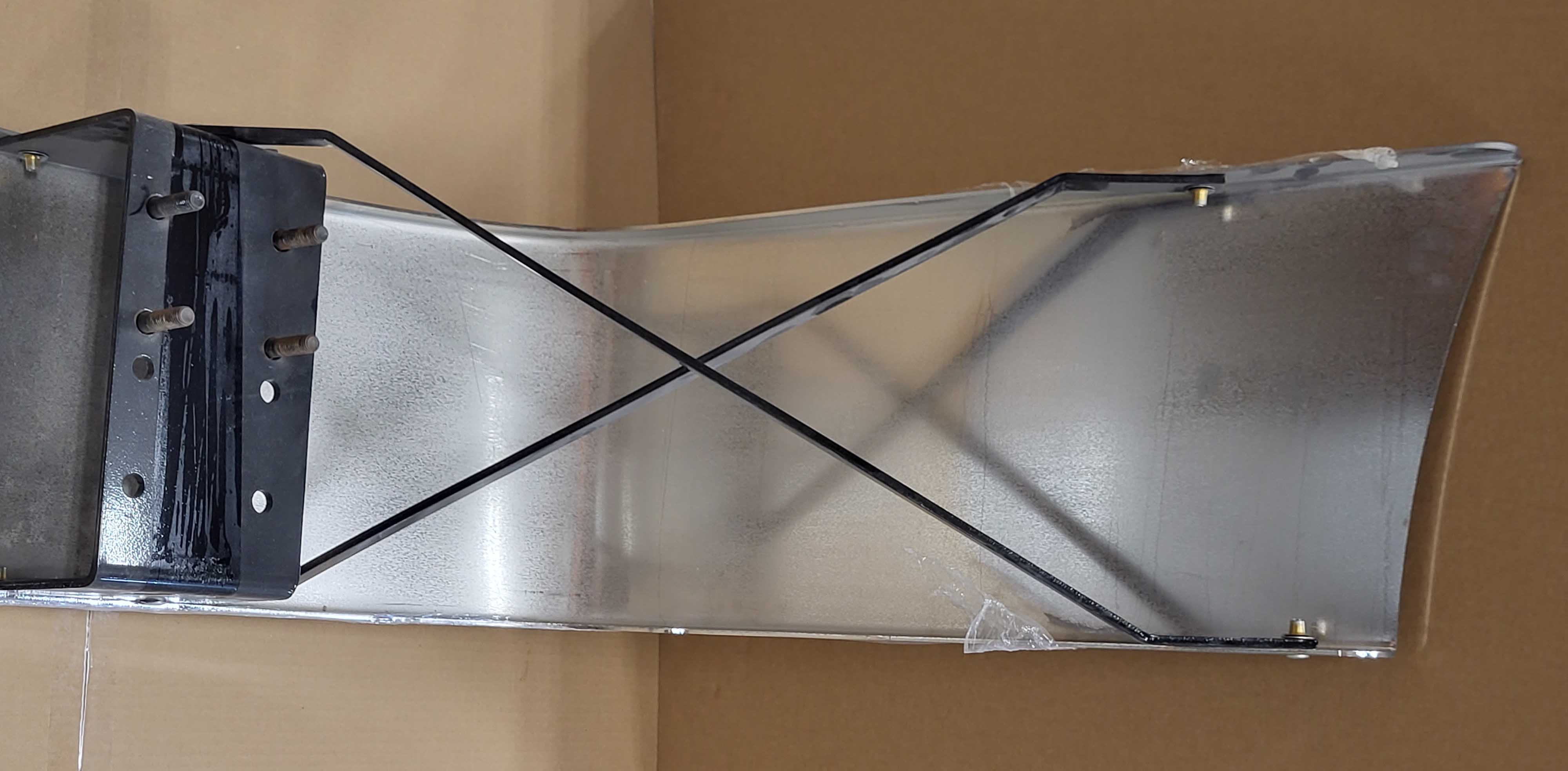 Volvo VNL Gen 1 Steel Chrome Aero Bumper 12 in. Tall - Image 6
