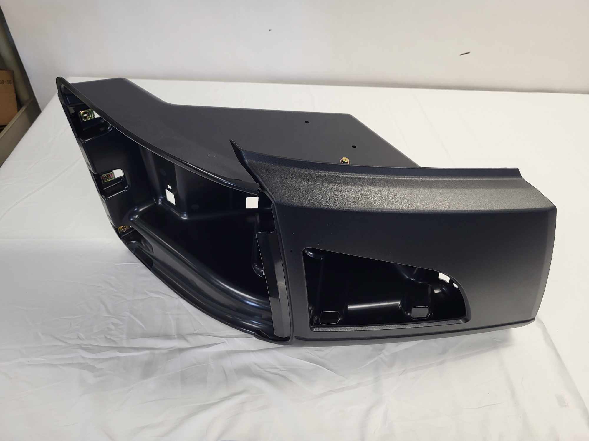 Volvo VNL Gen 3 Bumper Reinforcement w/Fogs, Black Passenger Side, 82750062 - Image 2