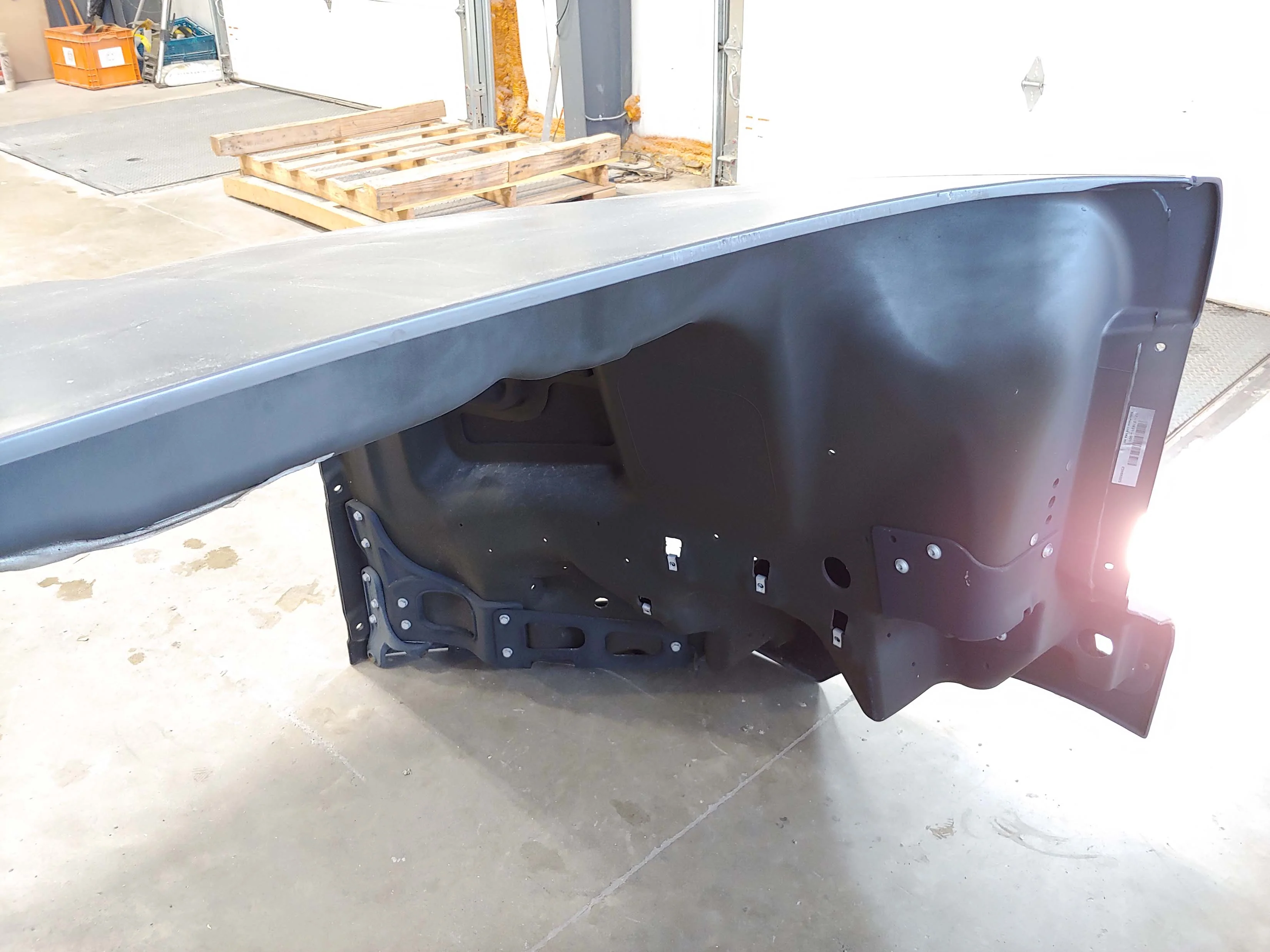 Western Star 47X SBA Hood, R/L Mirror, OEM Take Off, U2406, A17-21724-002 - Image 14
