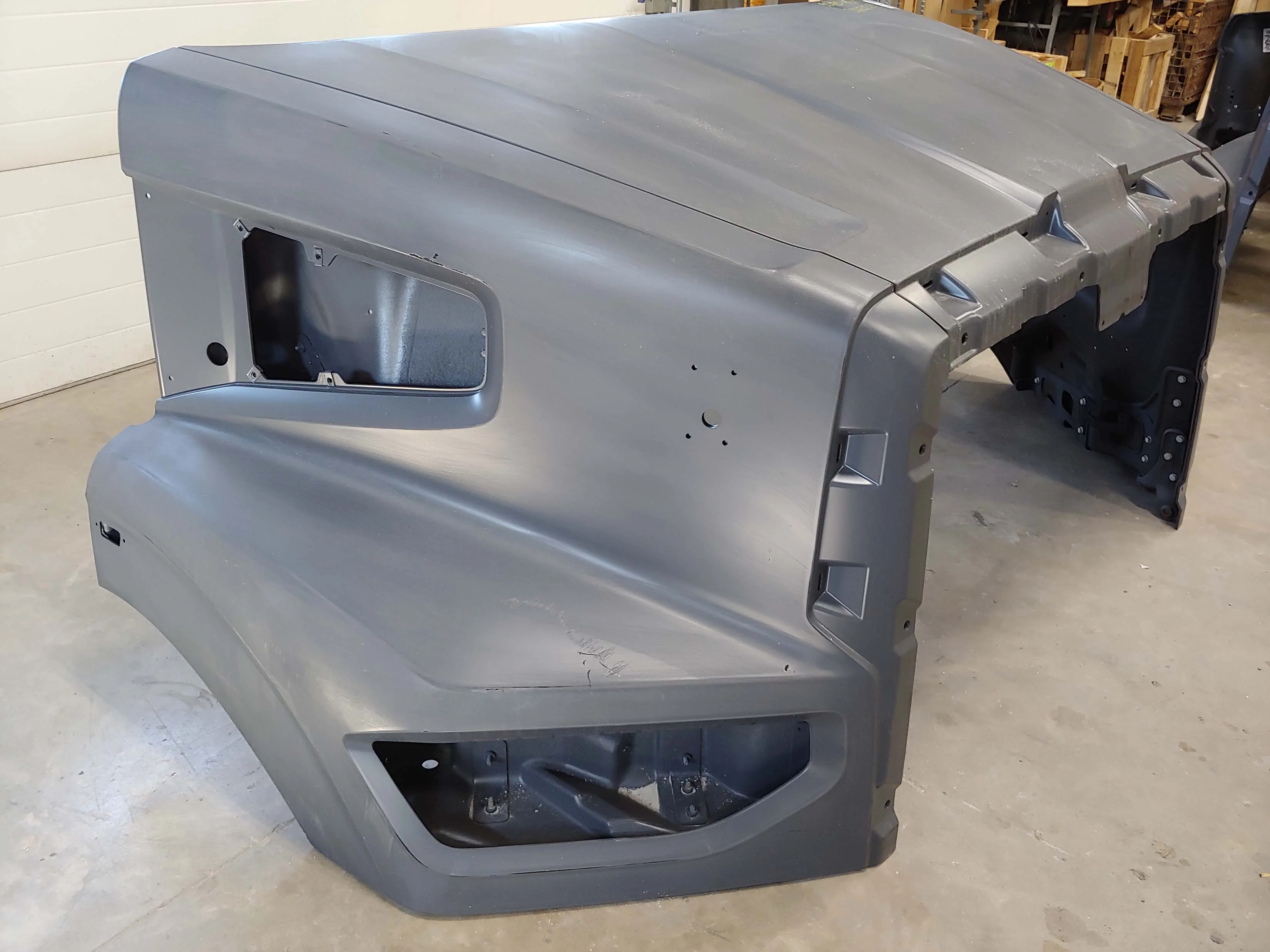 Western Star 47X SBA Hood, R/L Mirror, OEM Take Off, U2406, A17-21724-002 - Image 8