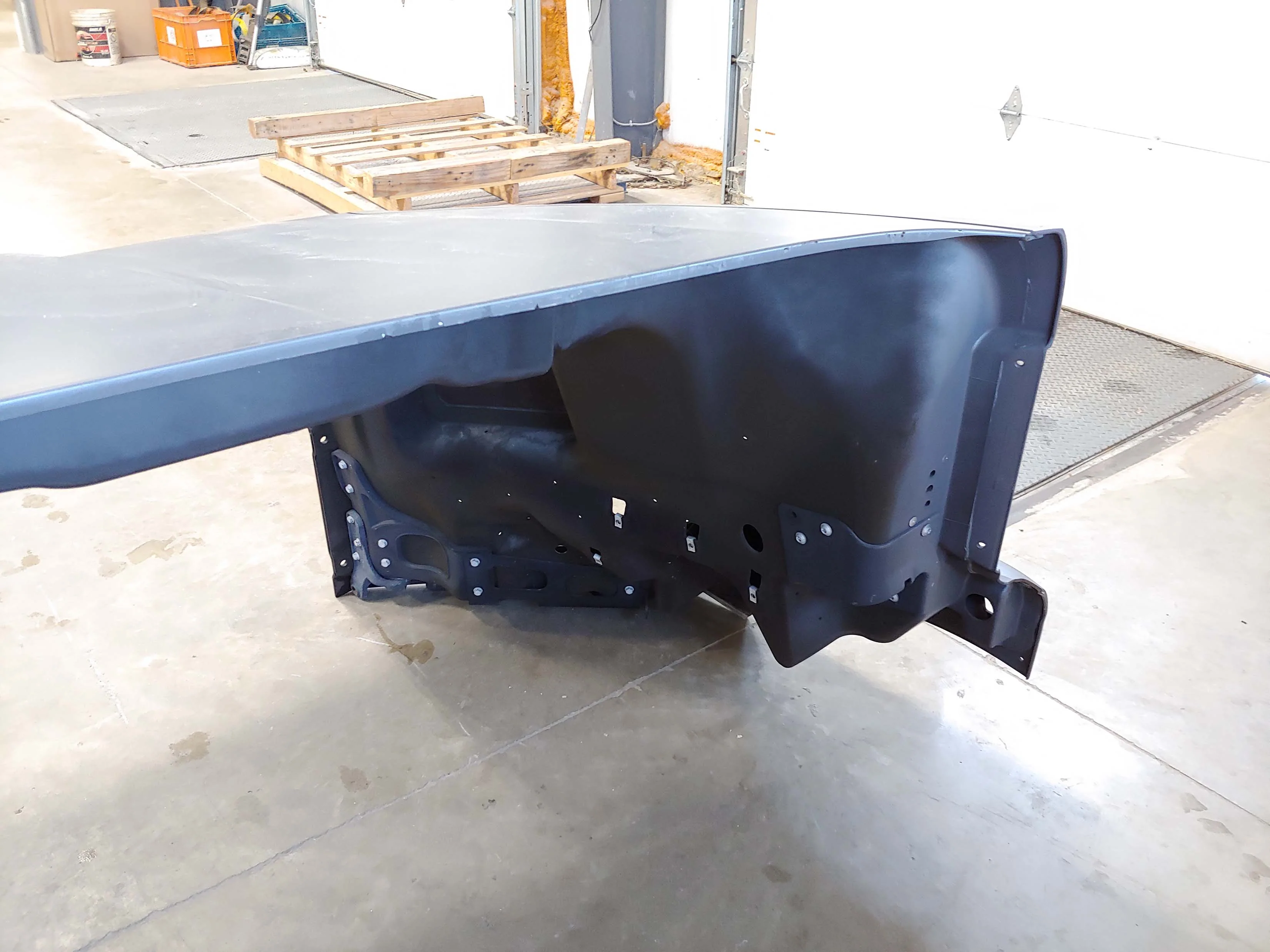 Western Star 47X SBA Hood, R/L Mirror, OEM Take Off, U2411, A17-21724-010 - Image 14