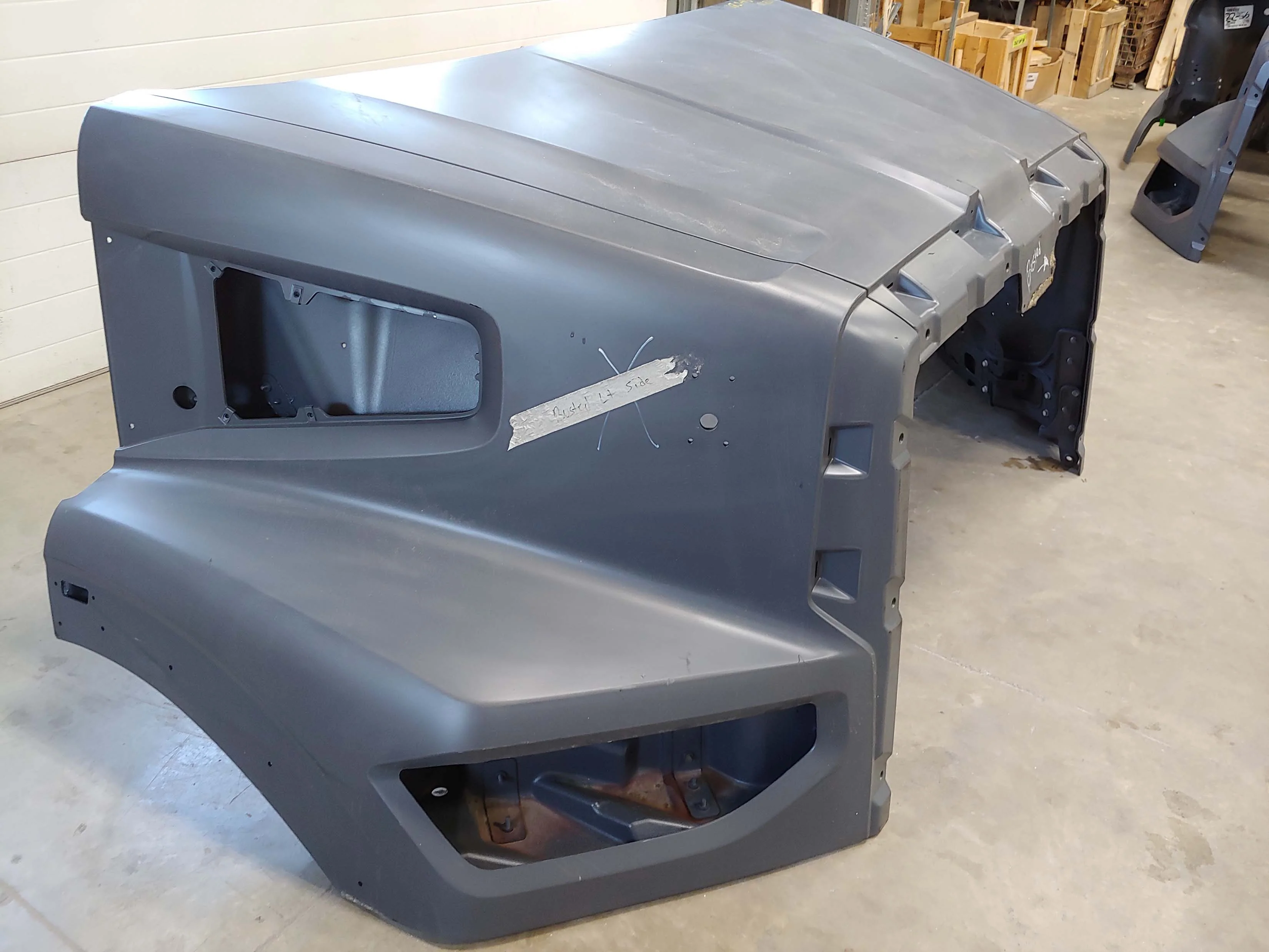 Western Star 47X SBA Hood, R/L Mirror, OEM Take Off, U2411, A17-21724-010 - Image 7