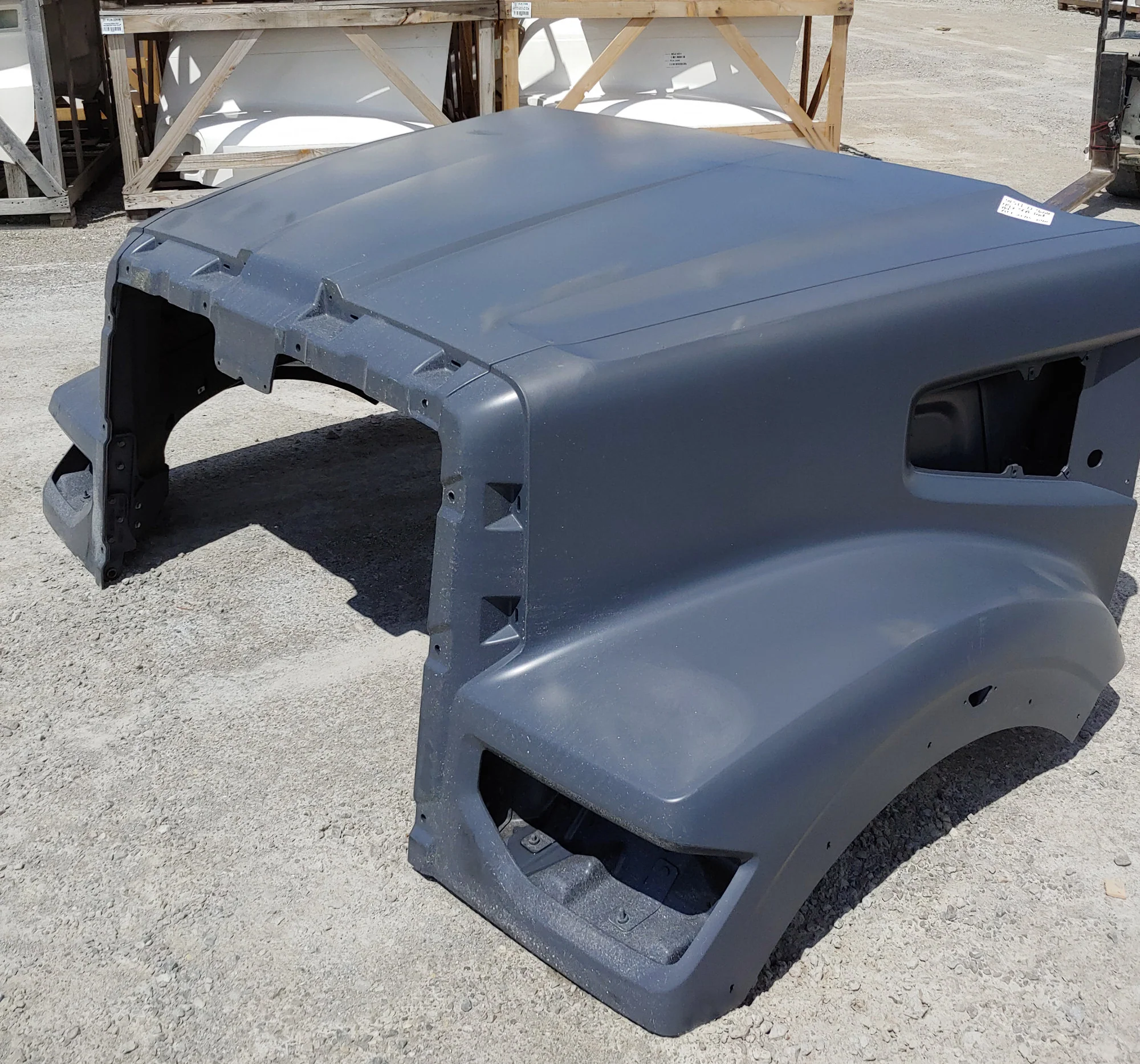 Western Star 49X SFA Hood, 2021-26, Fender Ext., OEM Take-Off, A17-21715-040 - Image 4