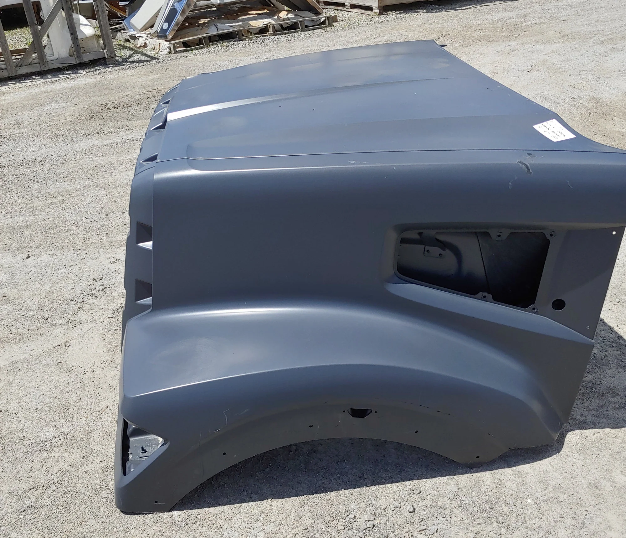 Western Star 49X SFA Hood, 2021-26, Pre-Cleaner, Fender Ext., OEM Take-Off, A17-21715-056 - Image 3