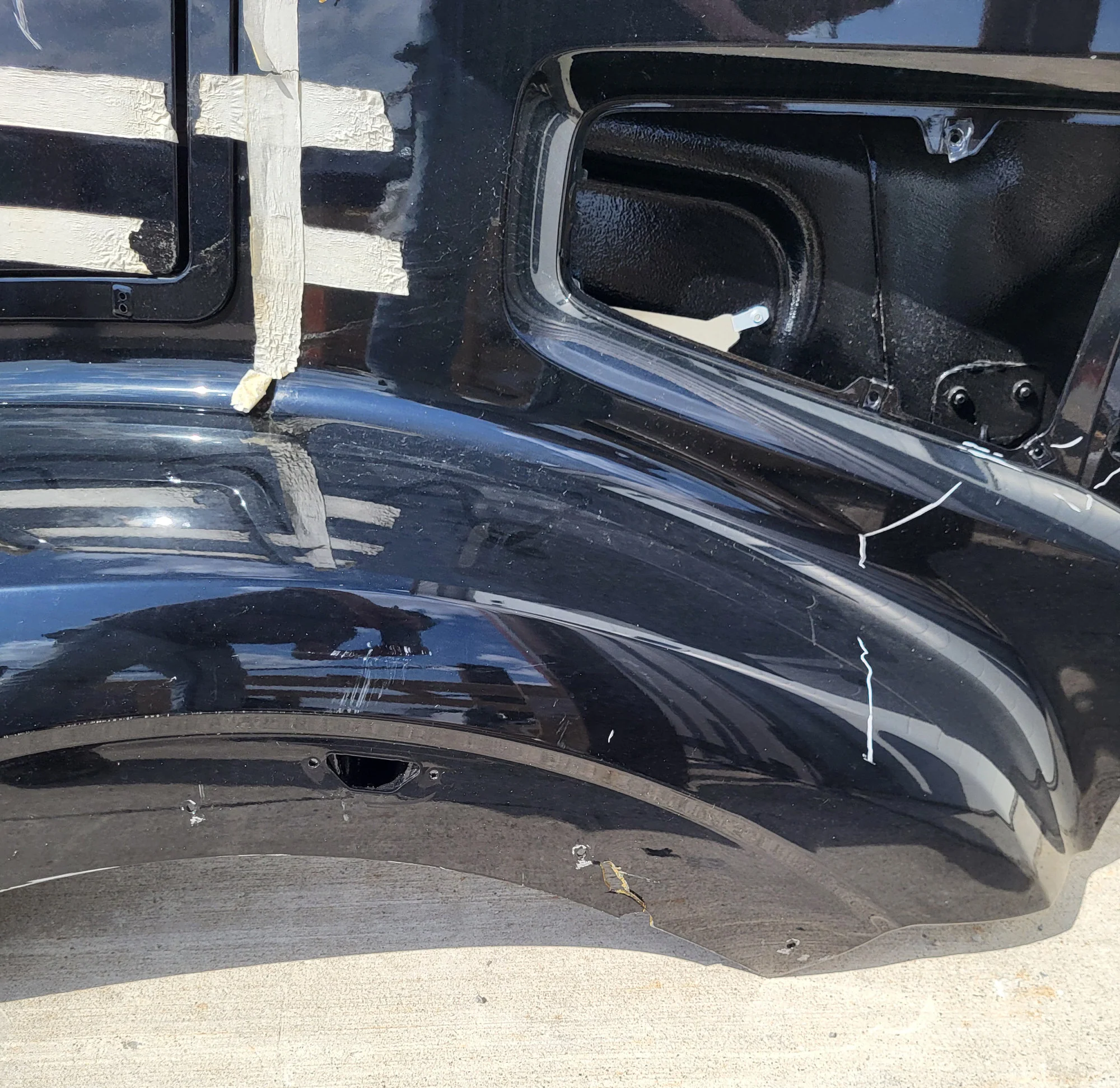 Western Star 49X SFA Hood, w/Access, RH Mirror, Fend. Ext., OEM Take Off, A17-21716-022 - Image 6