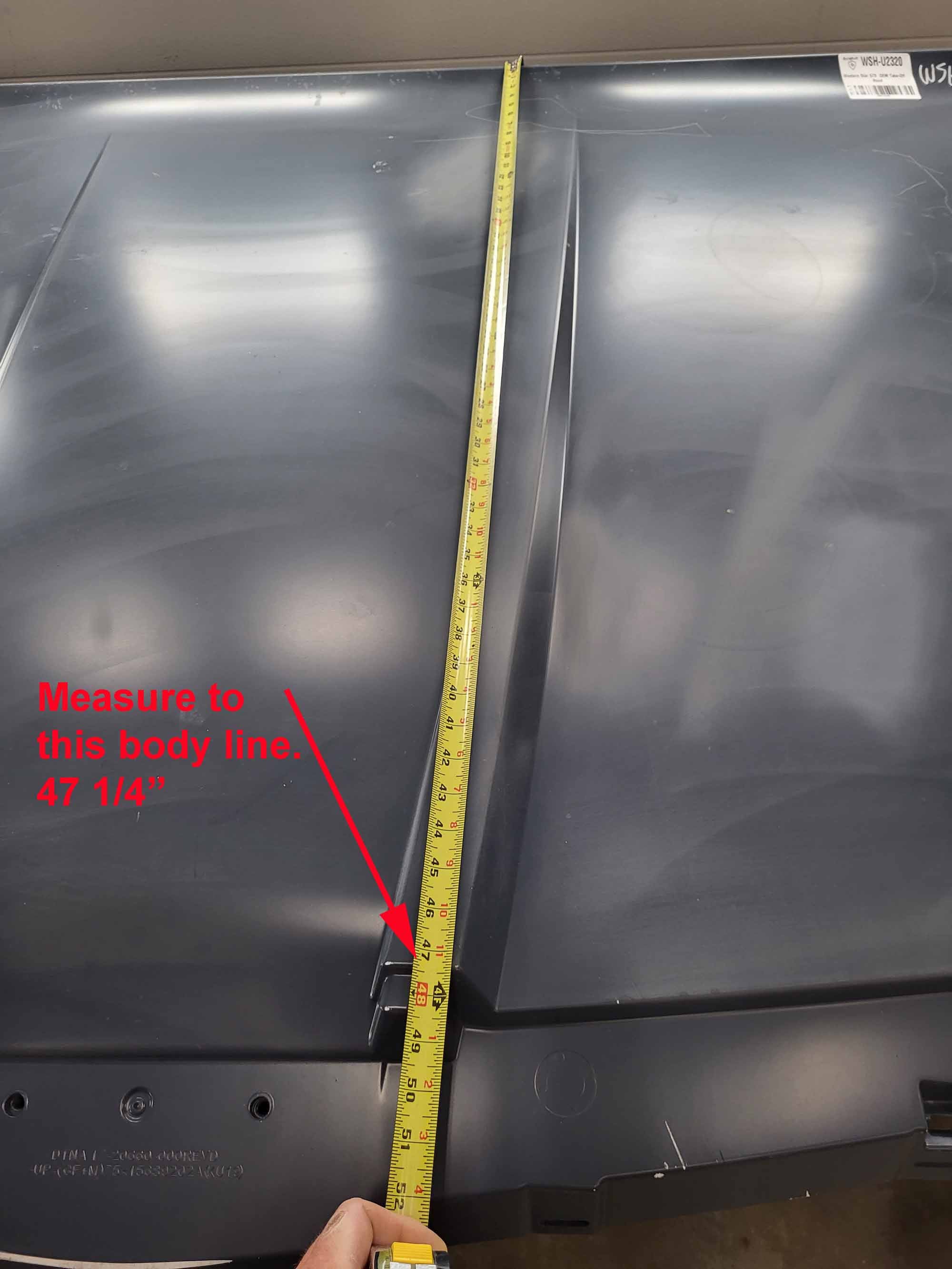 Western Star 57X  OEM Take-Off Hood, U2320 - Image 14